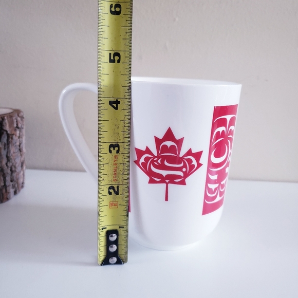 Kwakiutl First Nation 'Standing Together' Fine Porcelain 8oz Mug Pacific - Picture 8 of 10